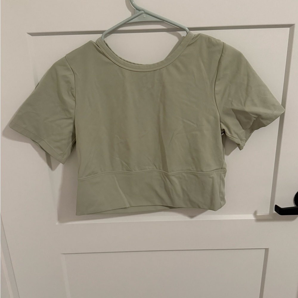 FLX Sleek Olive Short Sleeve Women's Tee